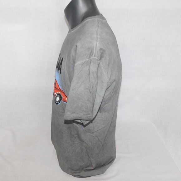 CHEMISTRY Chevy Chevrolet Impala 88 Mens Gray Mens L Airbrush Graffiti T Shirt - Picture 4 of 5